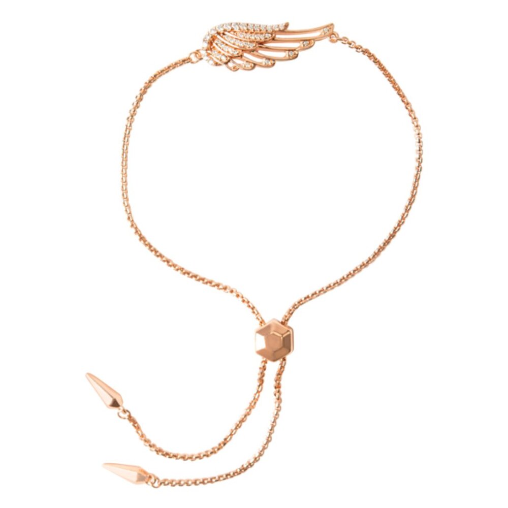 Origami Owl Empowerment Angel Wing "I Am Protected" Bracelet